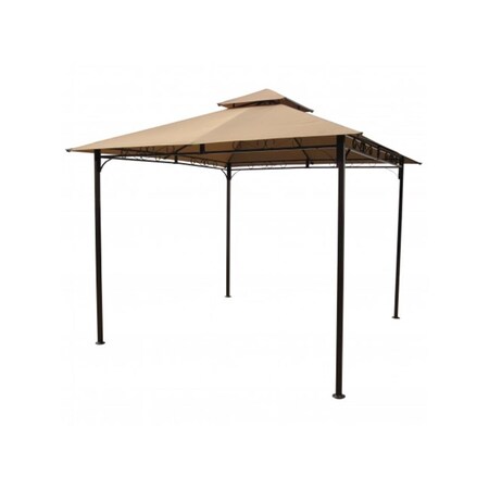 International Caravan Square Vented Canopy Gazebo, Khaki YF-3136B-KH